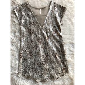 Free People sequin mini dress